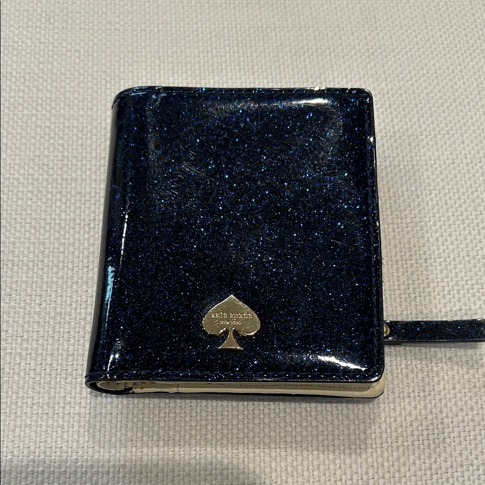Kate Spade Midnight Blue Glitter Wallet